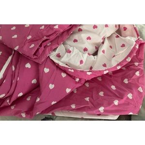 Pottery Barn Kids twin reversible duvet cover and sham.